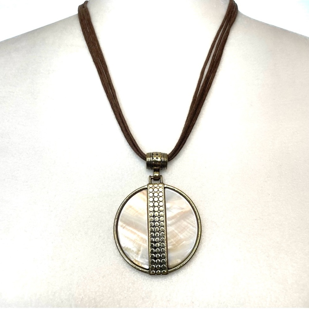 Mother of Pearl Statement Necklace